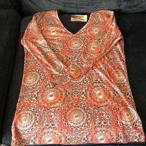 Free w/purchase! Urban Outfitters boho print t